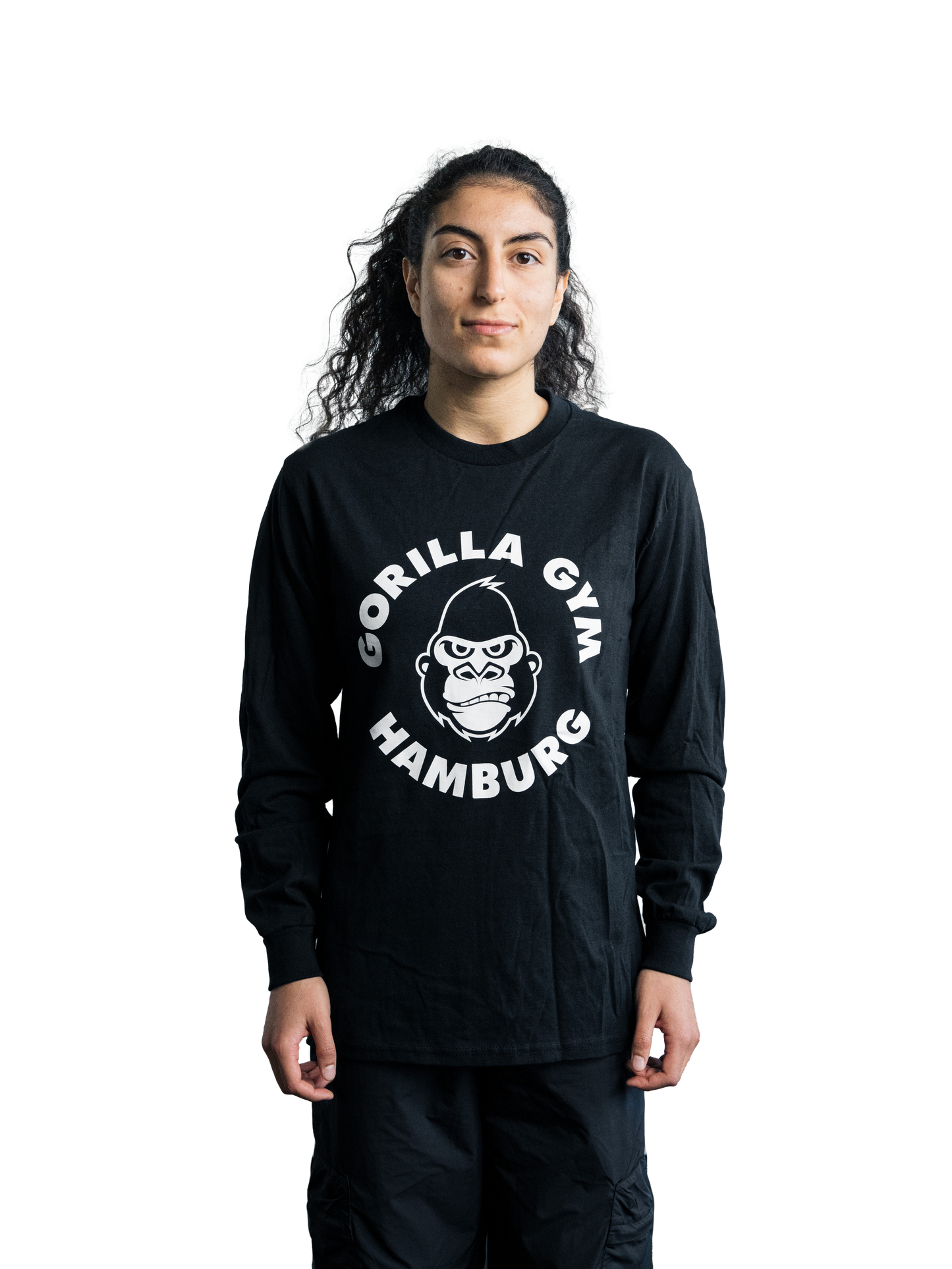 Long Sleeve Schwarz – Logo Schwarz